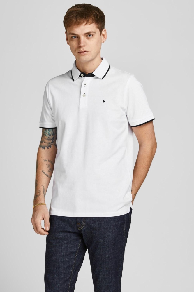 JJEPAULOS POLO SS 2PK MP 12191216 Bright Cobalt/White